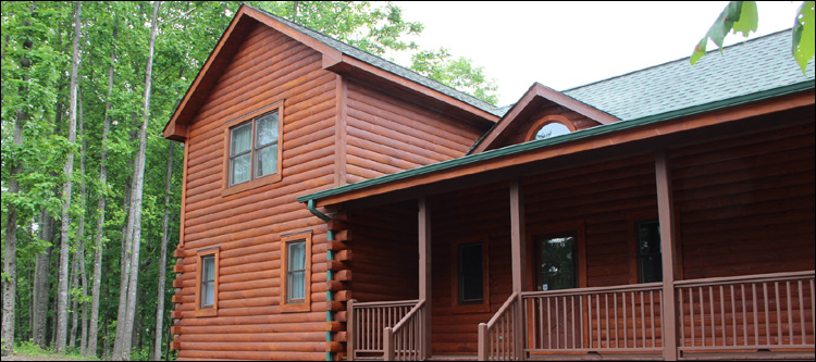 Log Home Staining in Council,  North Carolina